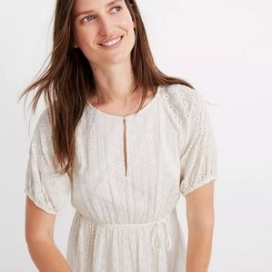 Madewell Eyelet White Dress